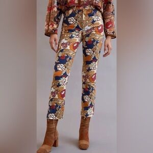 Mother the Hustler ankle fray Flowers in Her Hair jeans. Sold out style. Size29